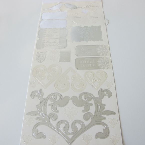 Scrapbooking Sticker Bundle For Paper Crafts Wedding Love - Picture 5 of 16